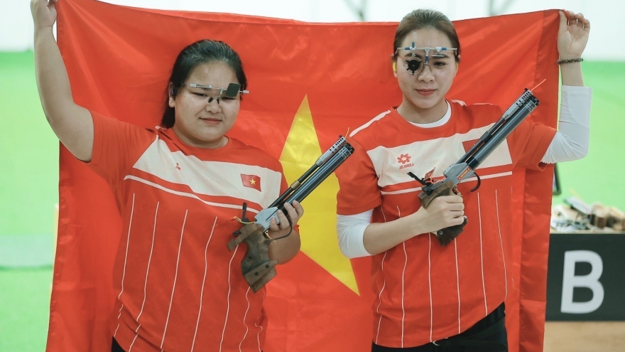Thuy Trang claims first gold at Asian Rifle/Pistol Championship